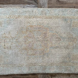 1’9 x 3’4 Antique Turkish Taspinar Rug Muted Gray & Beige '4792