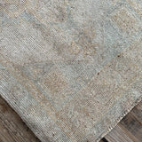 1’9 x 3’4 Antique Turkish Taspinar Rug Muted Gray & Beige '4792