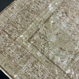 9’8 x 12’7 Classic Vintage Rug Muted Greige , Light  Brown & Sage Green '5453