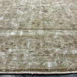 9’8 x 12’7 Classic Vintage Rug Muted Greige , Light  Brown & Sage Green '5453