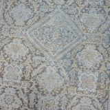 4’ x 6’4 Classic Antique Rug Muted Eggshell Blue, Camel Beige + Taupe SB '4296