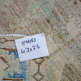 4’3 x 7’6 Classic Antique Rug Muted Beige, Sea Green + Denim SB '4453