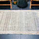 3’5 x 4’10 Classic Antique Rug Muted Blue + Beige SB '5034