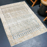 3’5 x 4’10 Classic Antique Rug Muted Blue + Beige SB '5034