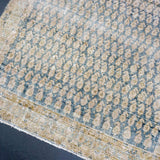 3’5 x 4’10 Classic Antique Rug Muted Blue + Beige SB '5034