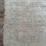 1’8 x 3’2 Antique Taspinar Rug Muted  Beige & SeaFoam '4896