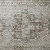 1’10 x 3’3 Antique Turkish Taspinar Rug Muted Beige, Gray + Taupe '4849