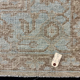 10’3 x 12’9  Traditional Style Rug Pure Soft Organic Wool Sand Beige & Powder Blue LB60 MK1004