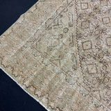 9’5 x 12’2 Traditional Vintage Rug Muted Beige & Sage Green 5793