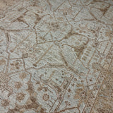 10’2 x 13’ Traditional Style Rug Pure Soft Organic Wool  Powder Blue, Sand Beige & Taupe LB57 MK1178