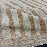 9’4 x 11’11 Moroccan Style Rug Pure Soft Organic Wool  Light Sea Blue, Gray, Camel & Beige LB62