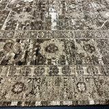 9’ x 12’ Silk & Wool Giordes Rug, Clay, Taupe, Cream + Stone LB26