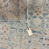 9’3 x 12’1 Silk and Wool Blue, Ivory & Gray Carpet MK1281 LB02