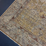 9’2 x 11’11 Traditional Style Rug Pure Soft Organic Wool  Camel Brown, Gold, Black & Gray LB45 MK1020