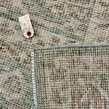 9’11 x 12’10 Traditional Style Rug Pure Soft Organic Wool Forest Green, Beige & Taupe LB58 MK1181