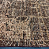 10’2 x 12’11 Swedish Style Rug Pure Organic Wool Muted Rust & Amber  LB43 MK1196
