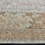 10’4 x 14’ Traditional Style Rug Pure Soft Organic Wool  Powder Blue, Taupe &  Sand Beige  LB56 MK1251