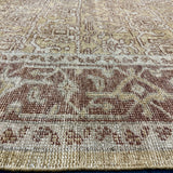10’3 x 13’10 Traditional Style Rug Pure Soft Organic Wool Camel, Taupe & Sienna LB52 MK1013
