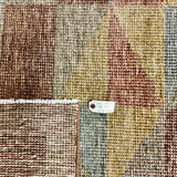 10’ x 13’ Swedish Style Rug Pure Organic Wool Muted Siena, Taupe, Rust-Brown, Antique Gold &  Steel Gray LB54 MK1088