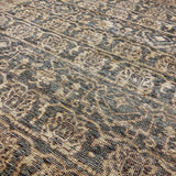 9’ x 12’3 Traditional Style Rug Pure Soft Organic Wool Charcoal Black, Camel & Sienna LB53 MK1087