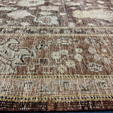 10’3 x 13’9 Traditional Style Rug Pure Soft Organic Wool  Camel Brown, Camel Beige & Gray LB46 MK1112