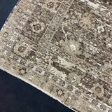 9’ x 12’ Silk & Wool Giordes Rug, Clay, Taupe, Cream + Stone LB26