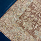 10’2 x 13’10 Traditional Style Rug Pure Soft Organic Wool Dark & Light Camel LB44 MK960