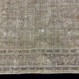 9’7 x 13’5 Classic Vintage Rug Muted Gray-Beige, Aubergine, Green & Terra Cotta 5580