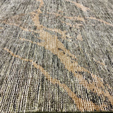 10’2 x 12’11 Moroccan Style Rug Pure Soft Organic Wool Greens, Gold & Brown LB48 MK1235