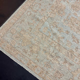 10’ x 13’ Traditional Style Rug Pure Soft Organic Wool  Powder Blue, Sand Beige & Taupe LB63  MK1216