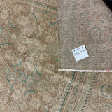 10’7 x 13’10 Classic Vintage Rug Muted Camel, Denim and Green 5802