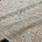 10’ x 13’ Traditional Style Rug Pure Soft Organic Wool  Powder Blue, Sand Beige & Taupe LB63  MK1216