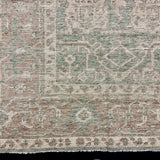 9’11 x 12’10 Traditional Style Rug Pure Soft Organic Wool Forest Green, Beige & Taupe LB58 MK1181