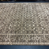 8’10 x 12’1 Silk & Wool  Rug, Brown, Cream + Taupe LB21 MK684