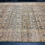 9’ x 12’3 Traditional Style Rug Pure Soft Organic Wool Charcoal Black, Camel & Sienna LB53 MK1087