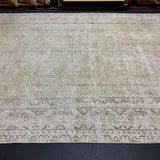 8’8 x 12’9 Classic Vintage Rug Muted Beige & Tawny Brown 5795