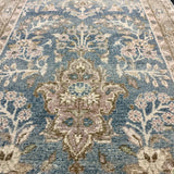 2’9 x 24’2 Classic Vintage Narrow Runner Muted Blue, Beige, Green & Mauve 5804