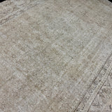 8’8 x 12’9 Classic Vintage Rug Muted Beige & Tawny Brown 5795