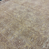10’3 x 13’10 Traditional Style Rug Pure Soft Organic Wool Camel, Taupe & Sienna LB52 MK1013