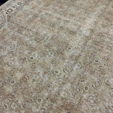 9’7 x 11’6 Traditional Vintage Rug Muted Beige & Sea Green 5792
