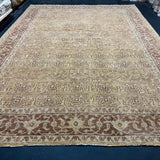10’3 x 13’10 Traditional Style Rug Pure Soft Organic Wool Camel, Taupe & Sienna LB52 MK1013