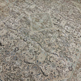9’6 x 12’6 Classic Vintage Rug Muted Taupe, Black & Sea Green 5803