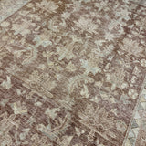 10’2 x 13’10 Traditional Style Rug Pure Soft Organic Wool Dark & Light Camel LB44 MK960