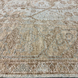 10’2 x 13’ Traditional Style Rug Pure Soft Organic Wool  Powder Blue, Sand Beige & Taupe LB57 MK1178