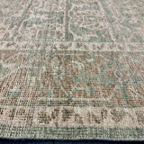 9’11 x 12’10 Traditional Style Rug Pure Soft Organic Wool Forest Green, Beige & Taupe LB58 MK1181