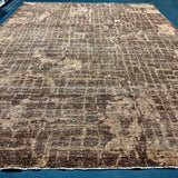 10’2 x 12’11 Swedish Style Rug Pure Organic Wool Muted Rust & Amber  LB43 MK1196