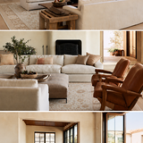 10’4 x 14’ Traditional Style Rug Pure Soft Organic Wool  Powder Blue, Taupe &  Sand Beige  LB56 MK1251