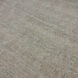 9’11 x 14’6 Traditional Style Rug Pure Soft Organic Wool Powder Blue, Cream & Taupe LB59 MK1068