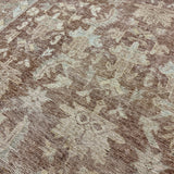 10’2 x 13’10 Traditional Style Rug Pure Soft Organic Wool Dark & Light Camel LB44 MK960