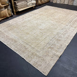 8’8 x 12’9 Classic Vintage Rug Muted Beige & Tawny Brown 5795